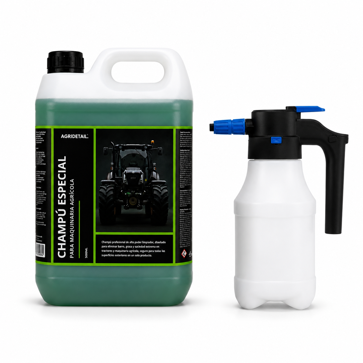 KIT 5L CHAMPÚ + PULVERIZADOR ELECTRICO